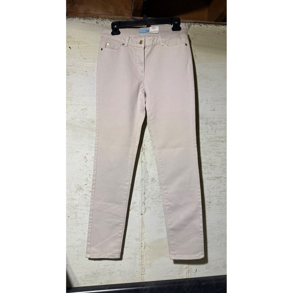 NWT J.McLaughlin Lexi 5 Pocket Vintage Y2K Full Length Jeans Sz 4 Coastal Preppy